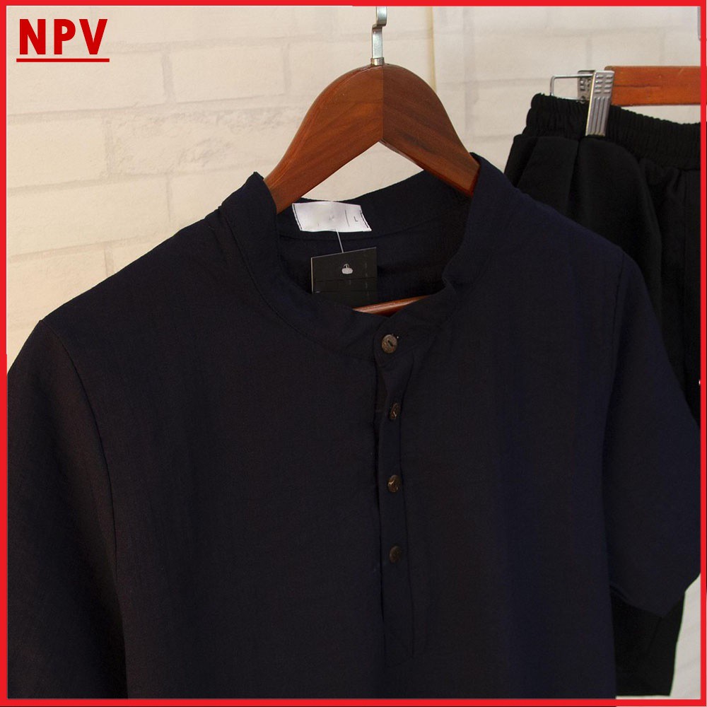 Bộ Quần Áo Đũi Nam NPV chất vải đũi thái loại dày bộ đồ nam vải đũi trẻ trung | BigBuy360 - bigbuy360.vn