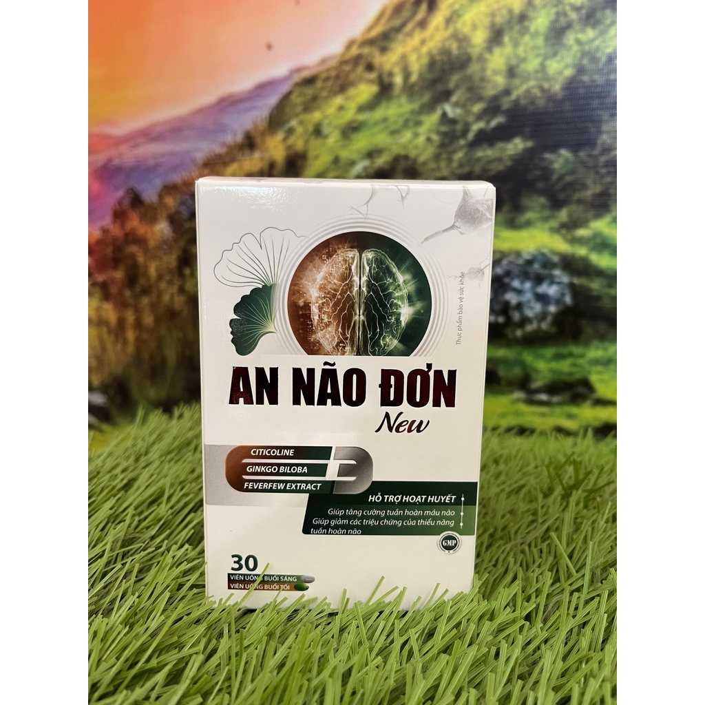 VIÊN UỐNG HỖ TRỢ BỔ NÃO AN NÃO ĐƠN PHIÊN BẢN MỚI