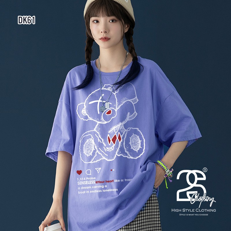 Áo Thun Unisex 2S Clothing - DK61 Form Rộng Tay Lỡ, Áo Phông Nam Nữ Freesize | BigBuy360 - bigbuy360.vn