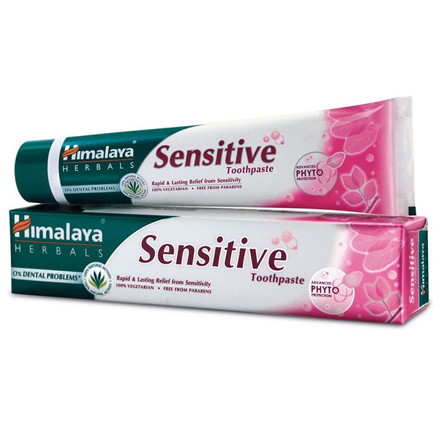 Kem Đánh Răng Giảm Ê Buốt Cho Răng Nhạy Cảm | Himalaya Sensitive Toothpaste 100g