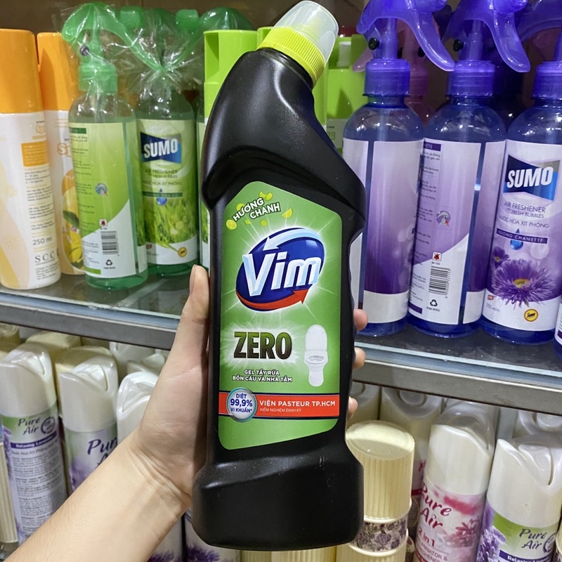 Nước tẩy bồn cầu VIM Zero hương chanh 750ml