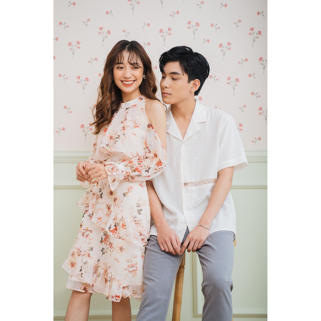 ⚡FREESHIP⚡ Váy đầm nữ CoupleLADESIGN Best Seller Sarah Dress cổ yếm khoét vai dáng xòe nhẹ bay siêu tiểu thư, sang chảnh | BigBuy360 - bigbuy360.vn