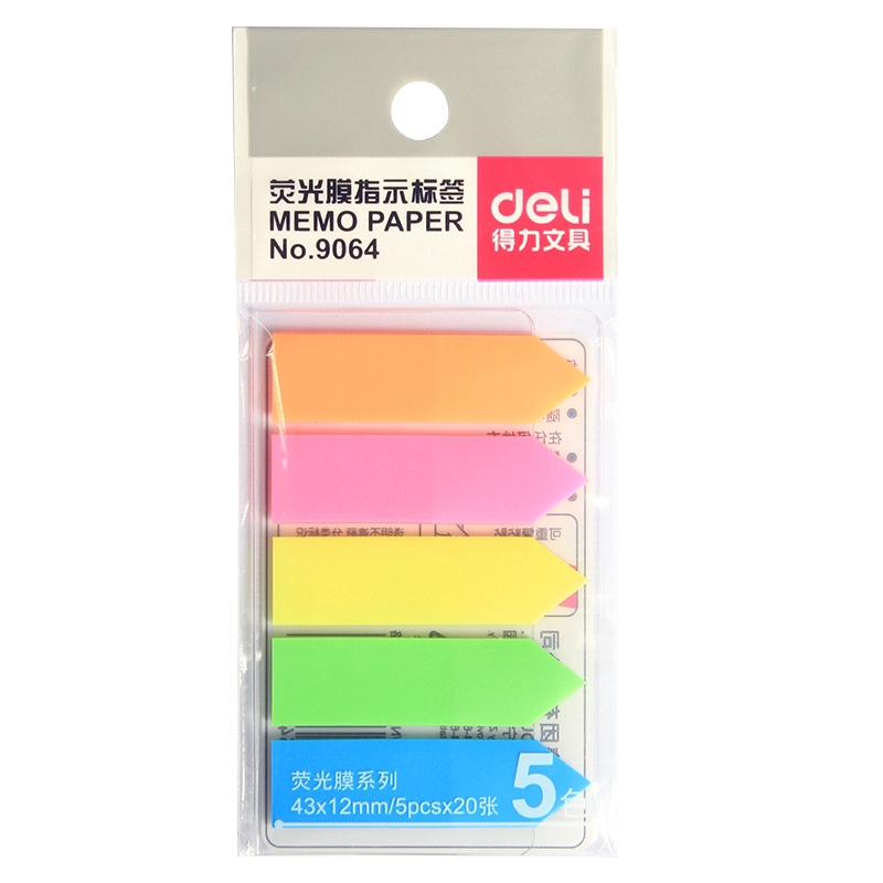 Giày ghi chú phân loại màu dạ quang dùng cho trường học/văn phòng