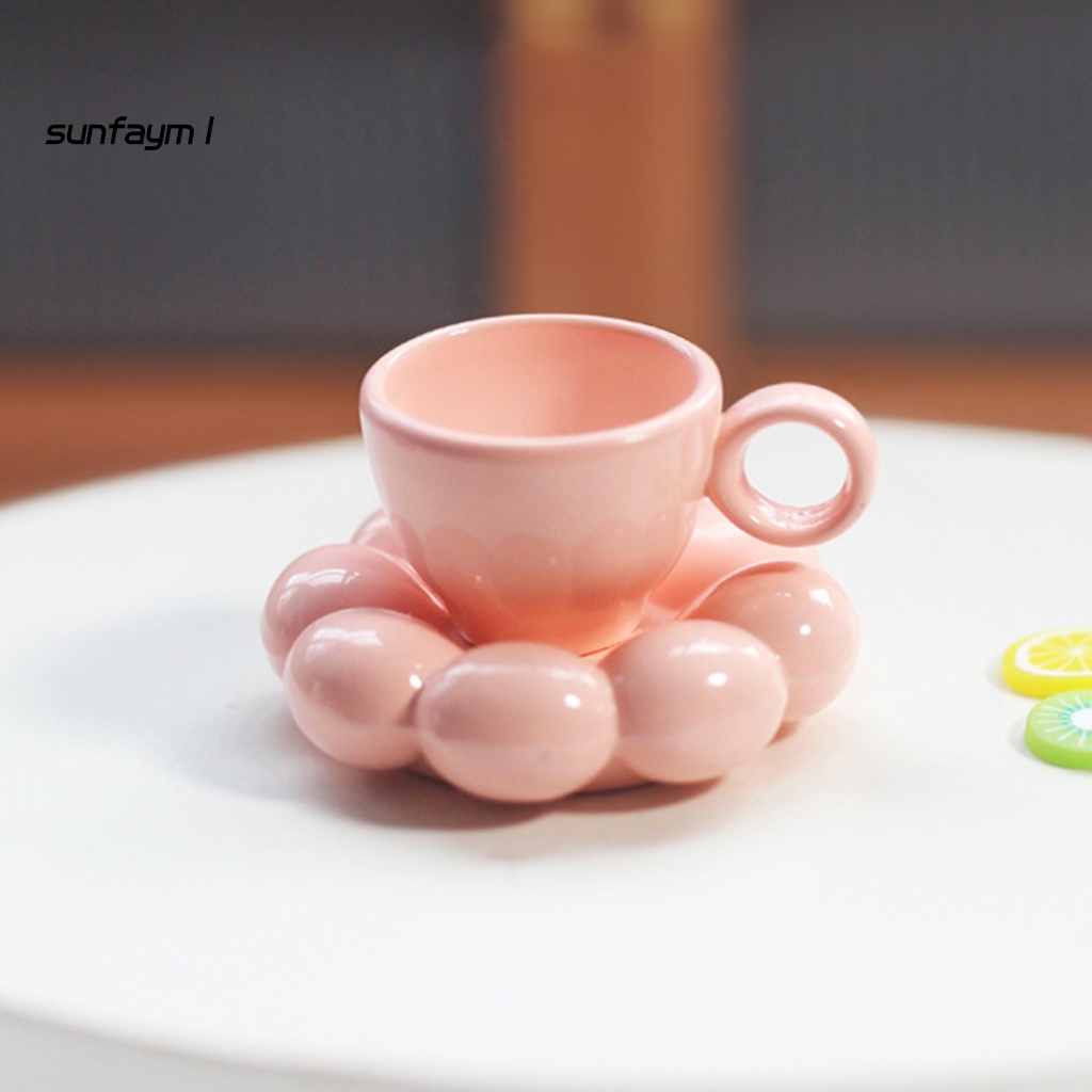 1 Bộ Tách Uống Trà Cà Phê Mini Trang Trí Nhà Búp Bê