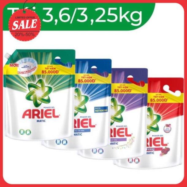 Nước Giặt Ariel Túi 3.25Kg và 3,6kg