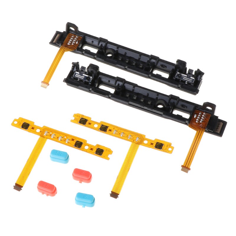 DOU 1 Set Original Complete Right Left Slider for Switch NS Joycon Replacement Controller Rail Assembly