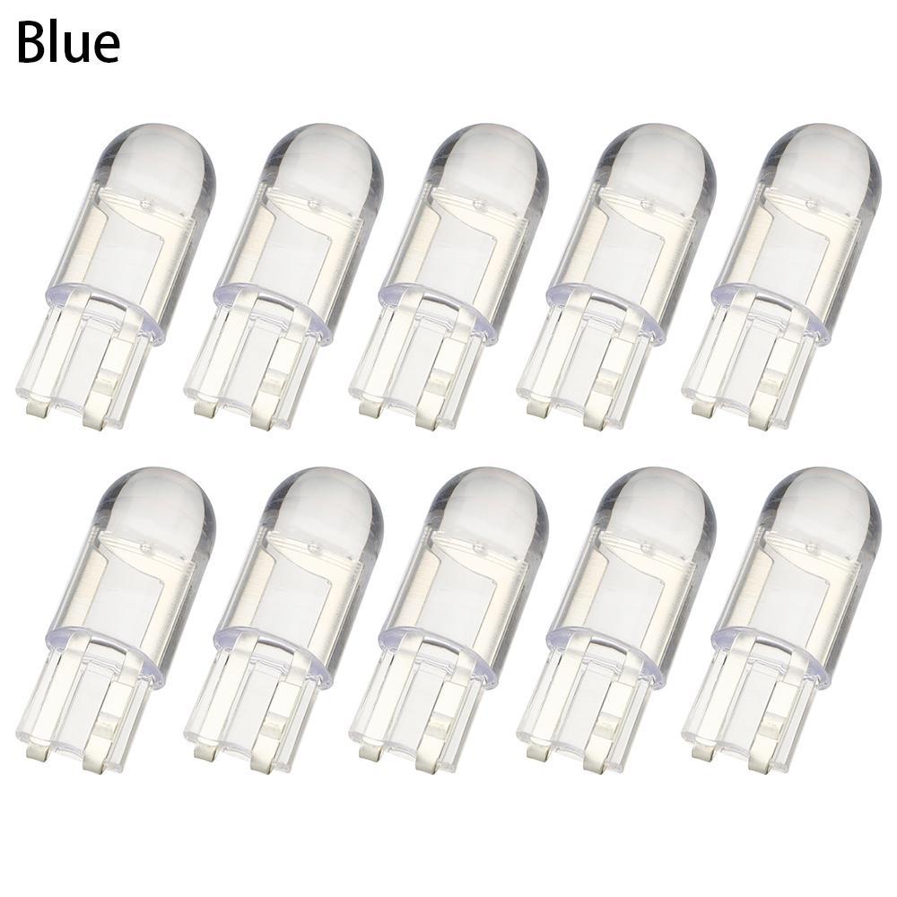 Bộ 10 Đèn Led 12V T10 COB 6000K Ánh Sáng Trắng Dành Cho Ô Tô