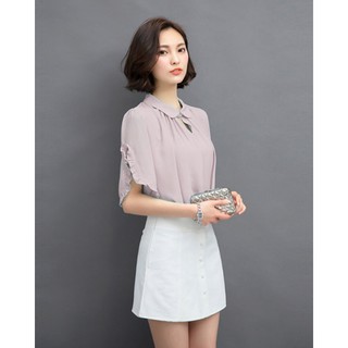 Áo Chiffon Tay Xẻ - - [Free Ship Đơn Hàng 50k]