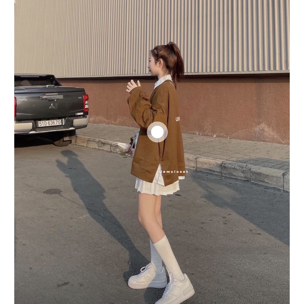 Áo sweater xẻ until thời trang nữ phong cách trẻ trung - hàng xịn DEGO