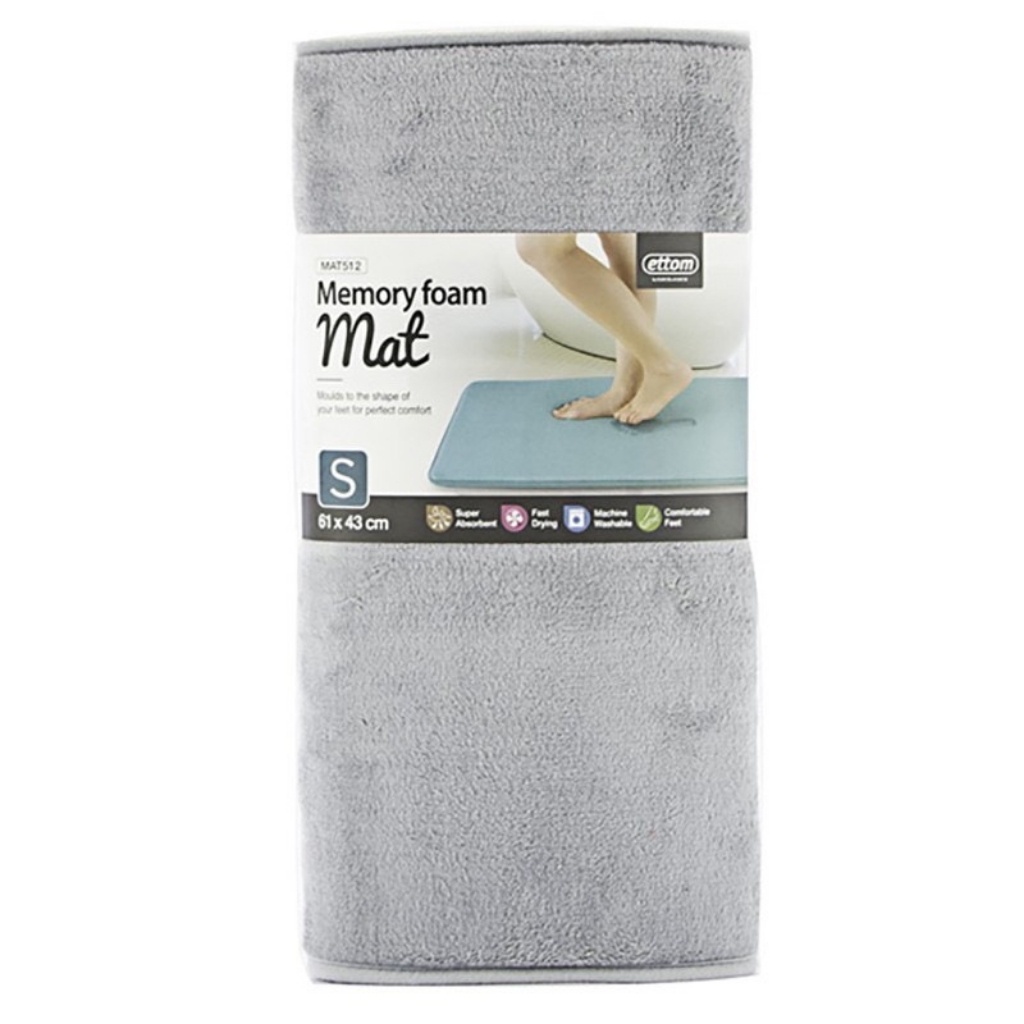 THẢM CHÙI CHÂN MEMORY FOAM MAT512 MAT513 MAT514 MAT515 (BASIC-TRƠN) [LOCK&amp;LOCK CHÍNH HÃNG]