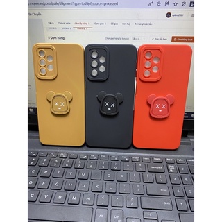 Ốp lưng Sámung A23 2022 dẻo màu bảo vệ camera có iring thời trang