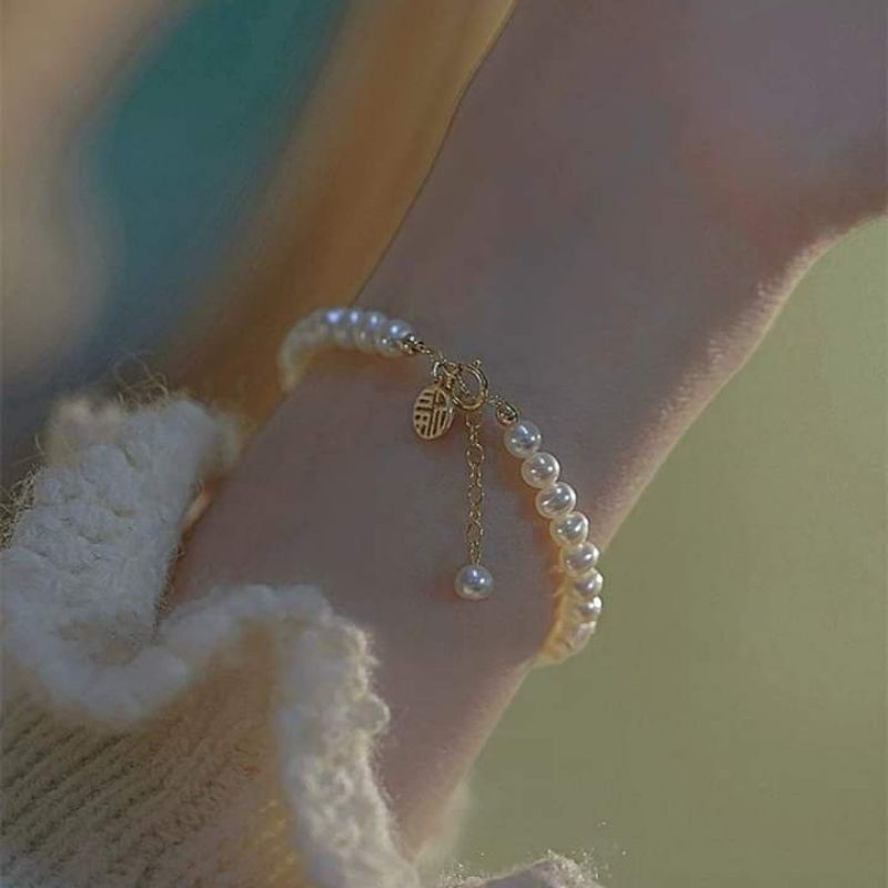 Lắc tay bạc 925 mạ vàng 18k cao cấp 🌼