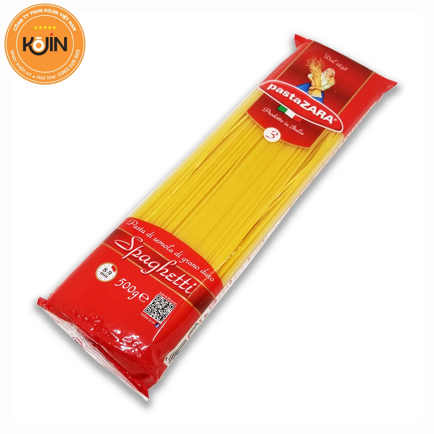 Mì Ý Mì Spaghetti Số 3 - Hiệu Pastazara Chuyên Dùng Với Sốt Mì Ý