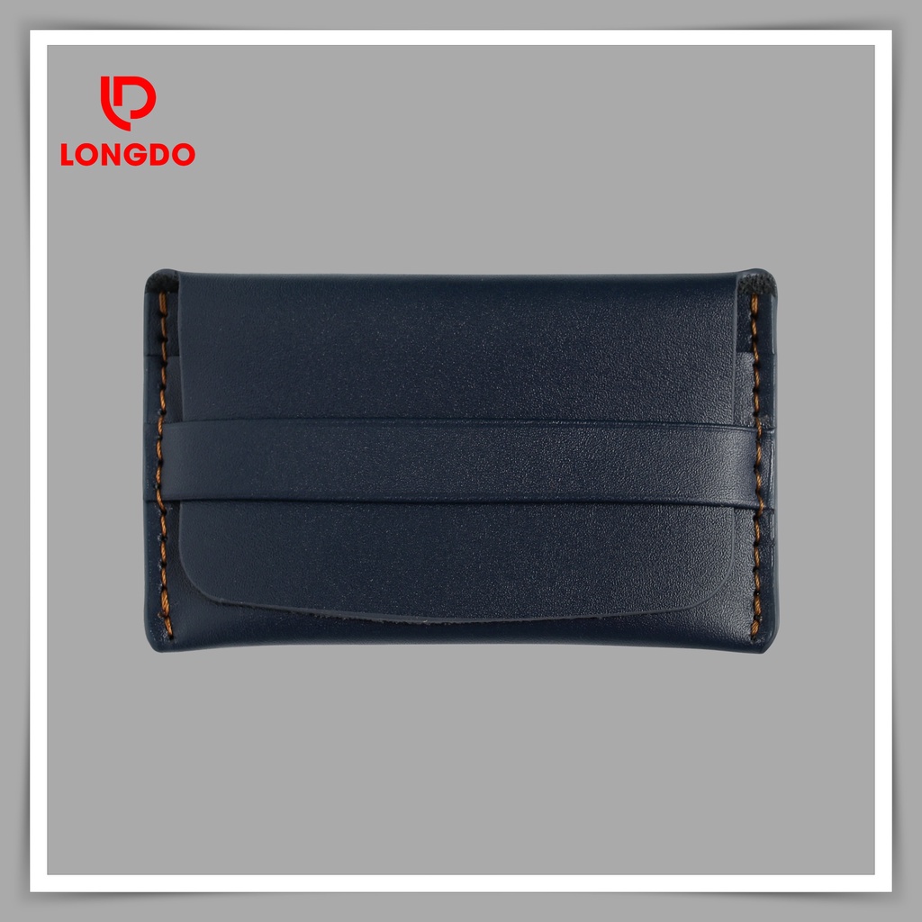 Ví đựng card nữ - Cam kết 100% da bò thật - Hàng chính hãng thương hiệu Longdo Leather C01