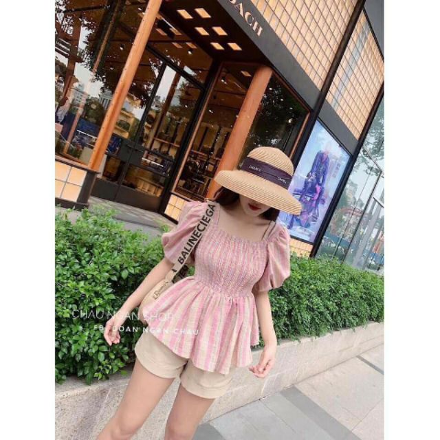 Áo dúm baby tay bồng siêu hot
