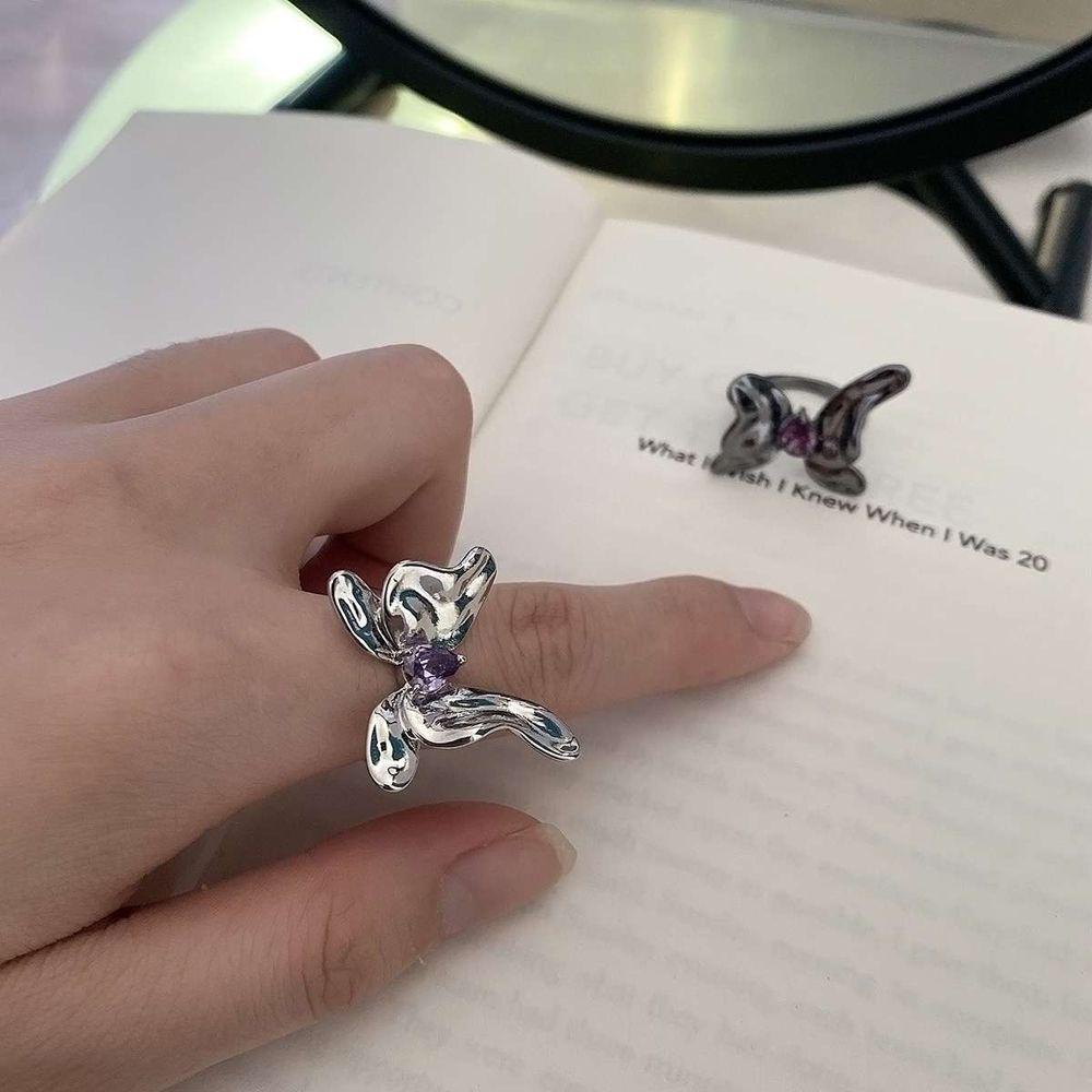 Nhẫn Hình Bướm Độc Đáo Thời Trang VANES1 Cho Cặp Đôi