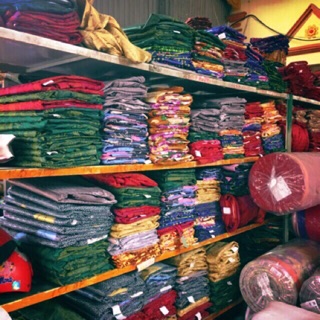 Vỏ đệm gấm re mỏng bọc đệm gấp 3 tấm( 3 khoá,màu ngẫu nhiên )