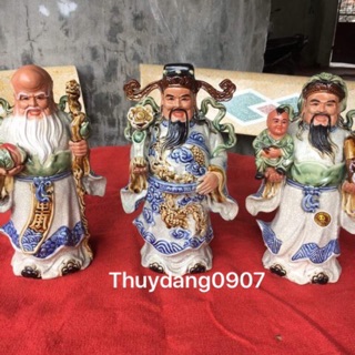 Bộ tam đa phúc lộc thọ men dạn cực đẹp!