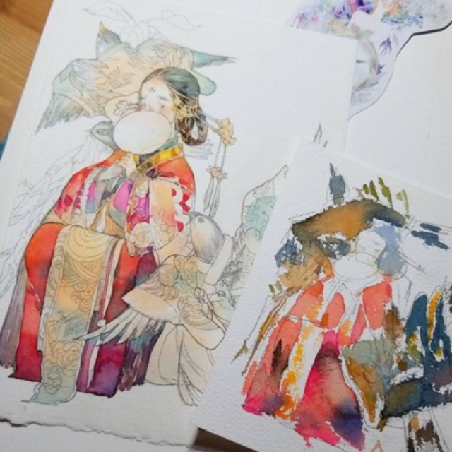 🌼Giấy lẻ Paul Rubens tệp 5 tờ 300gsm🌼