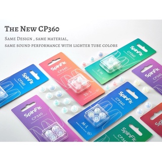 Nút tai nghe SPINFIT CP360 CP1025 cho tai nghe không dây true wireless TWS núm cao su tai nghe silicone