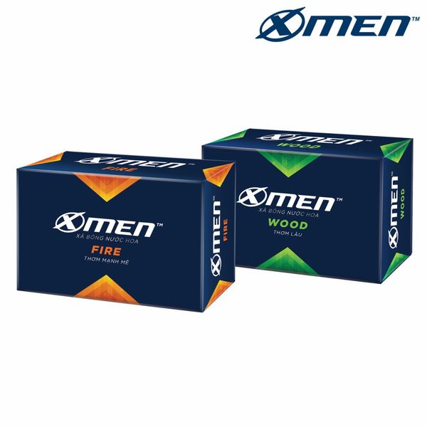 Xà bông cục XMEN Wood Sport / Fire Active (90g) Xà bông tắm nam thơm