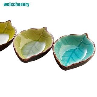 Đĩa Sứ Hình Chiếc Lá Đựng Nước Chấm
