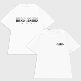Áo thun oversize basic Lemony v1.0 trắng & đen - LMY3