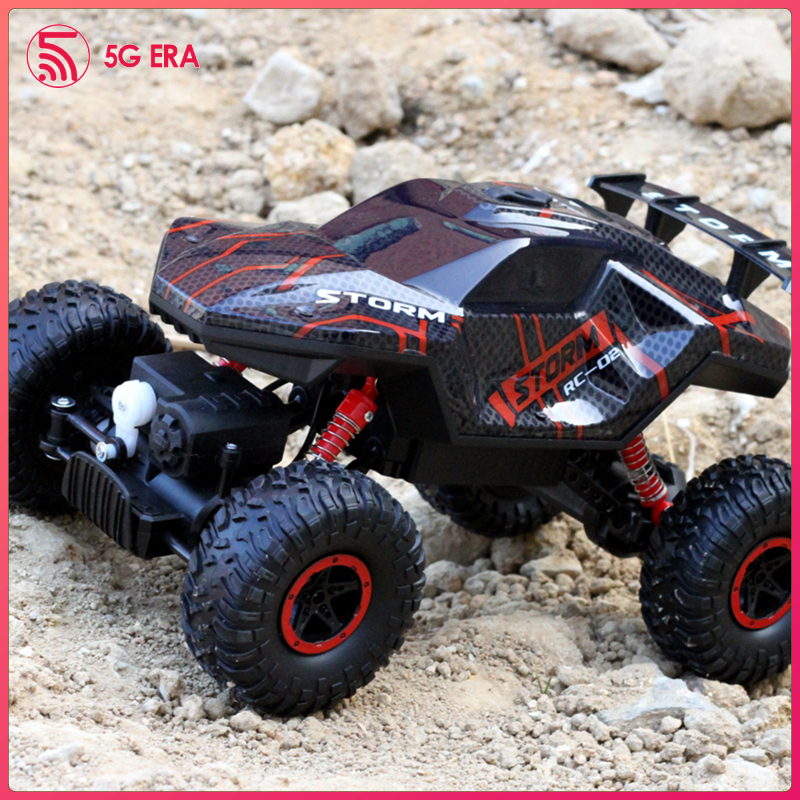 Mô Hình Xe Điều Khiển Từ Xa 4x4 Rc Rock Crawler 2.4g 5 Chế Độ Tỉ Lệ 1 / 16