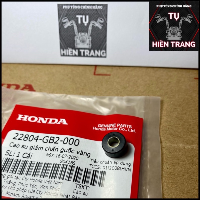 Bộ 3 cao su ba càng- cao su giảm chấn guốc văng các đời xe ga 110cc Honda chính hãng Honda Việt Nam 22804GB2000