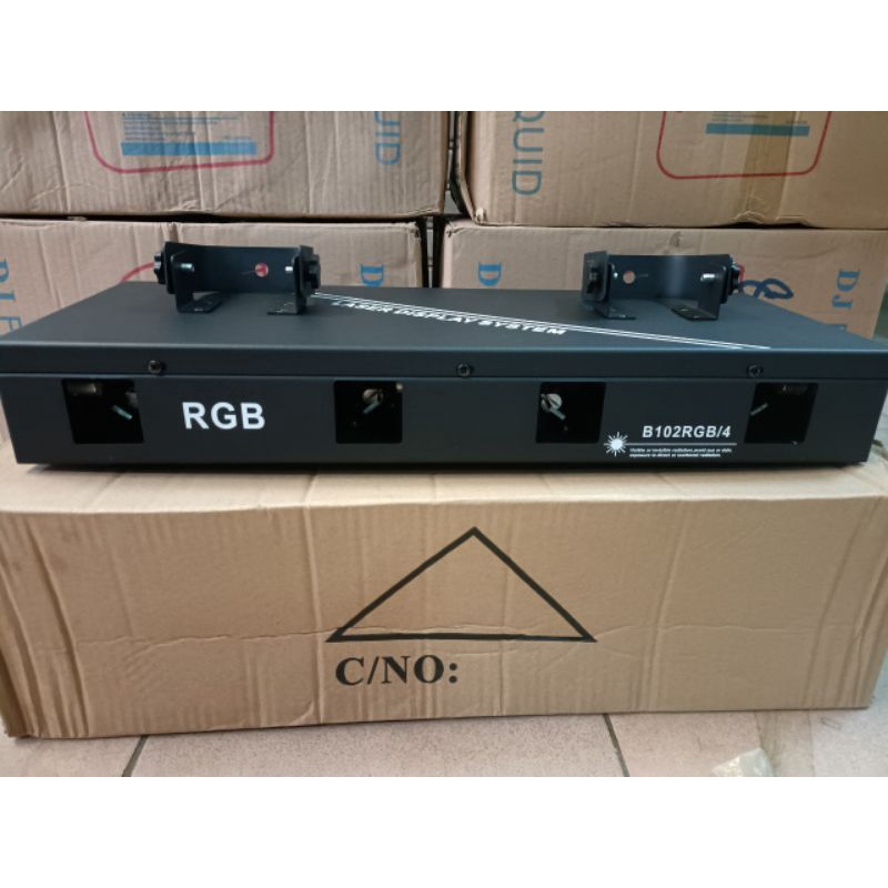 Đèn sân khấu Laser 4 cửa 7 mầu