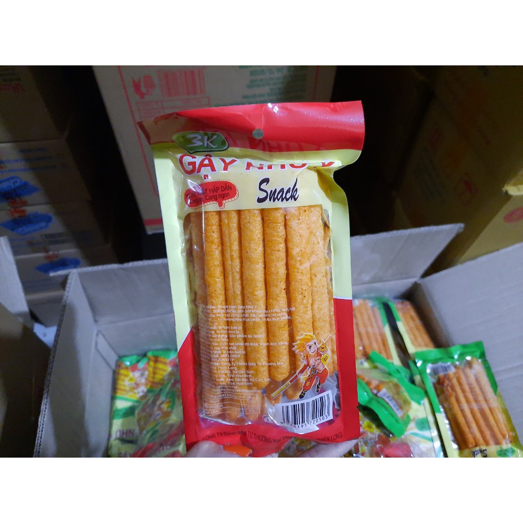 10 gói snack gậy như ý SỈ LẺ ĐÒ ĂN VẶT