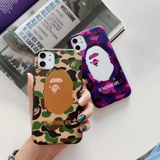 Ốp điện thoại TPU mềm in họa tiết Bathing Ape dành cho iPhone 11 Pro Max Xs X 7 8 7 Plus Xr Xs Max 11 Pro 11 8 Plus