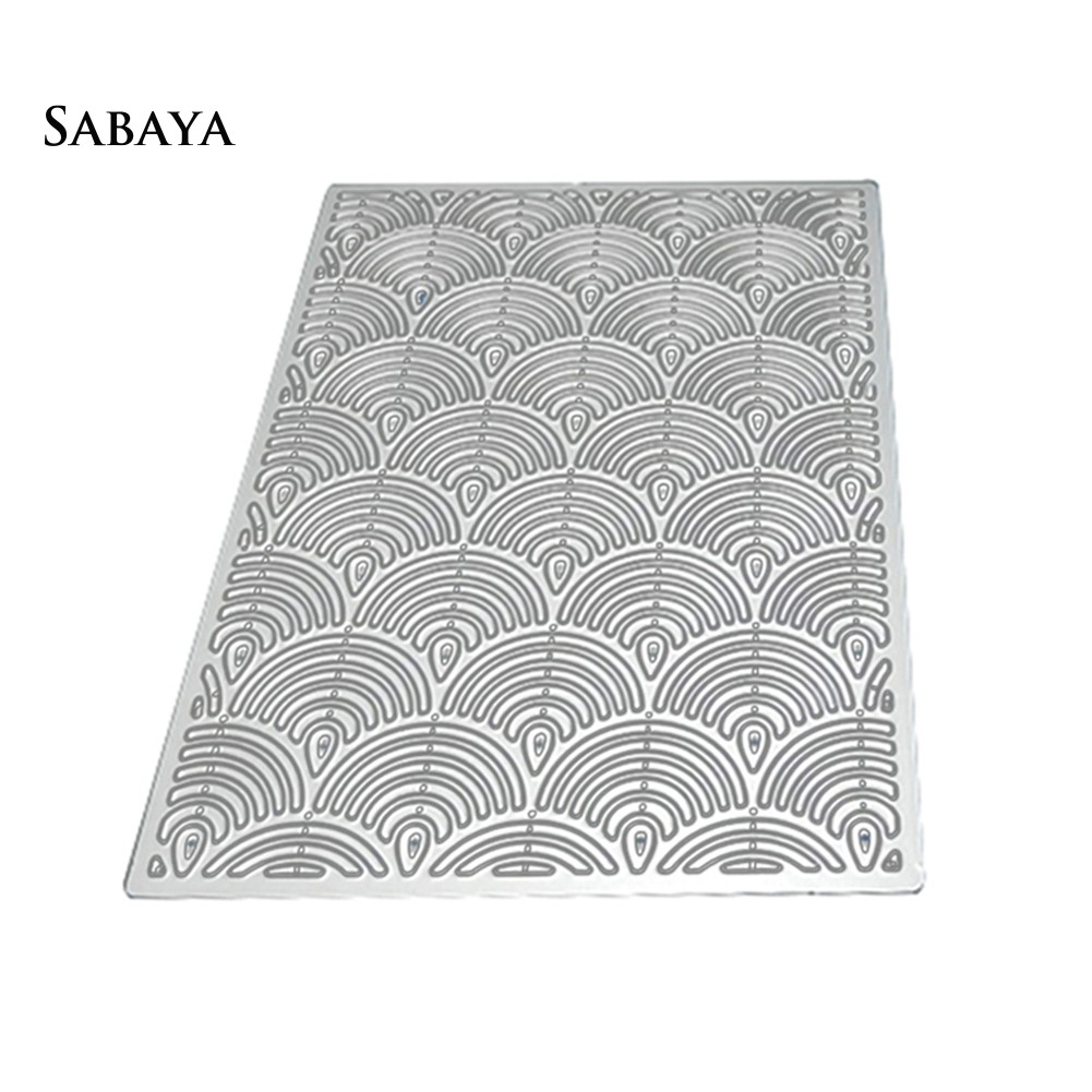 Khuôn Cắt Giấy Làm Từ Kim Loại Tạo Nền Cho Trang Trí Scrapbook