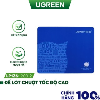Miếng/ Đế lót chuột tốc độ cao UGREEN LP126 - Hàng phân phối chính hãng - Bảo hành 18 tháng