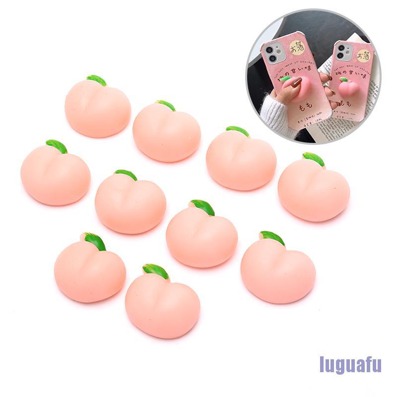 Đồ Chơi Xốp Squishy Giảm Stress Hình Quả Đào Dễ Thương Cho Bé