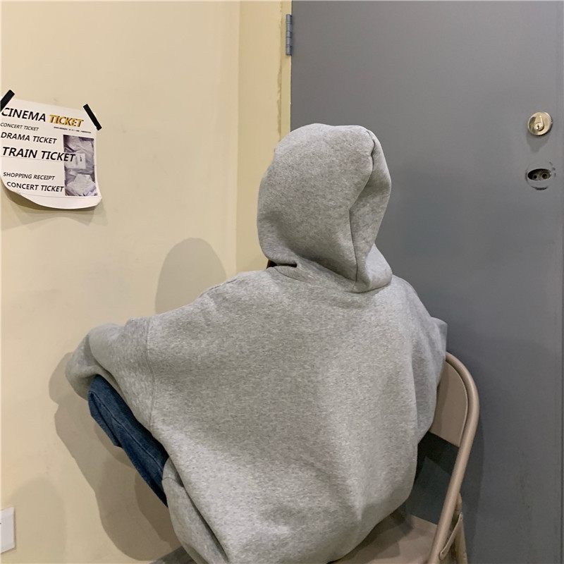 Áo Hoodie Nữ Tay Dài Dáng Rộng In Hình Hoạt Hình Phong Cách Hàn Quốc | BigBuy360 - bigbuy360.vn