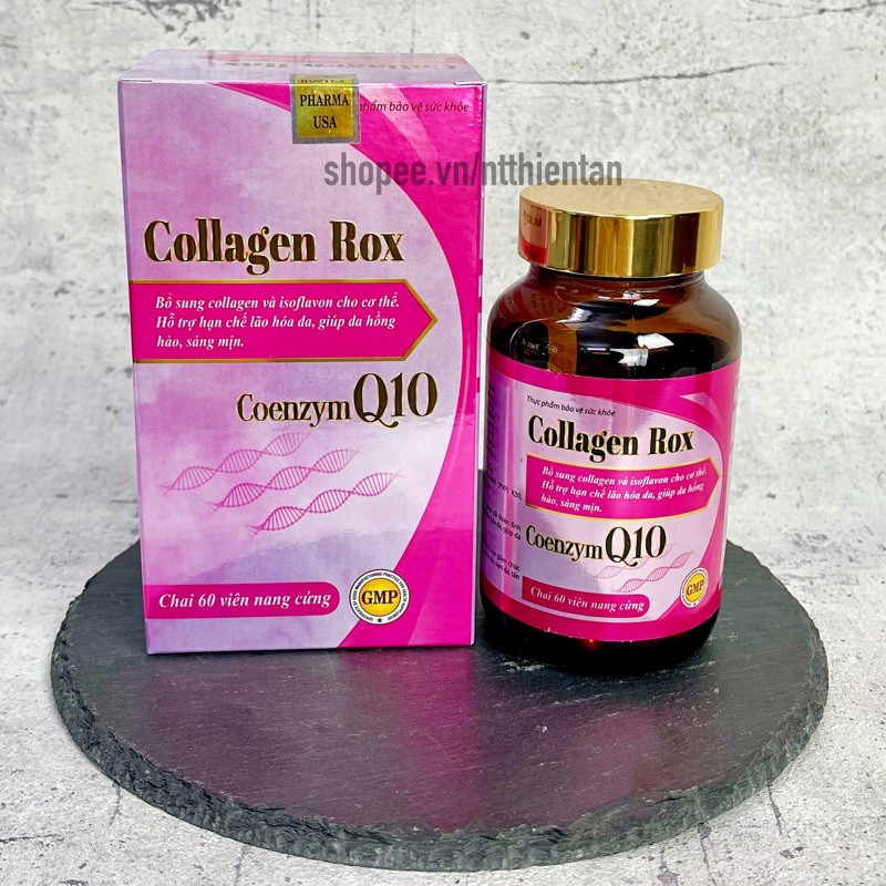 Viên uống COLLAGEN ROX bổ sung Collagen, hỗ trợ làm đẹp da, trắng sáng da - Hộp 60 viên