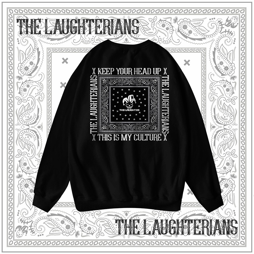 Laughterian Pattern - Sweater Họa Tiết Bandana - 100% Cotton