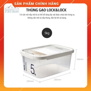 Thùng Đựng Gạo 5Kg Lock&Lock Rice&Grain HPL560
