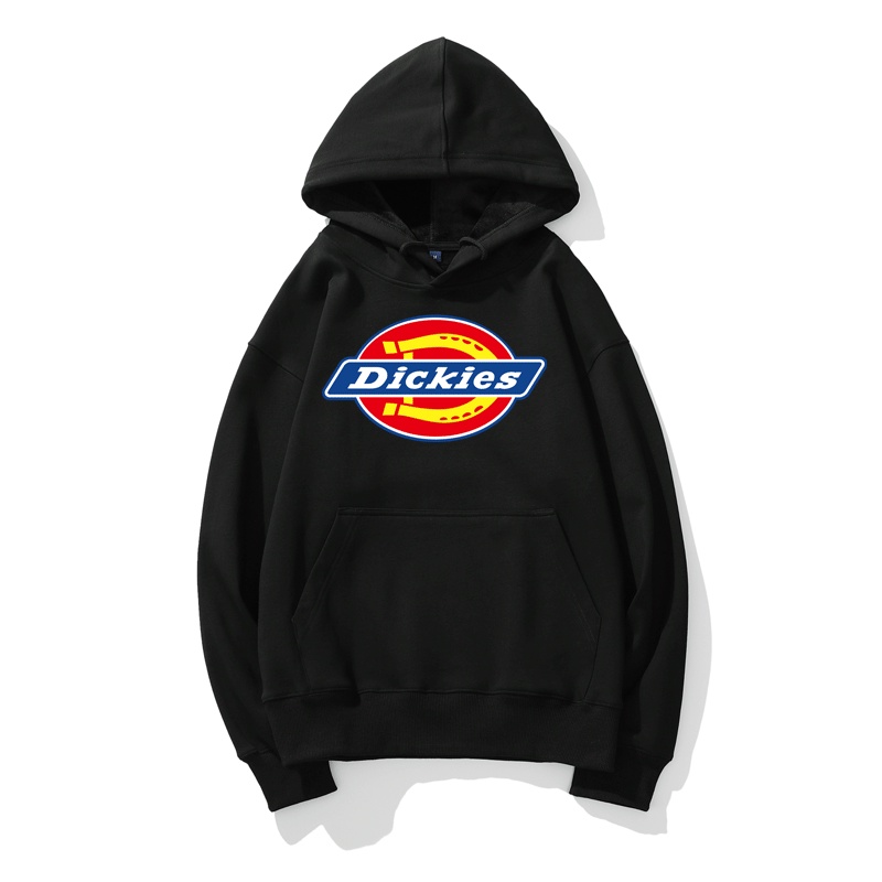 Áo hoodie tay dài dáng rộng in logo Dickies thời trang dành cho nam và nữ