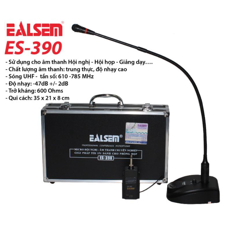 Micro hội nghị không dây Ealsem ES 390 và Universal wireless