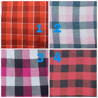 Vải thô Hàn xuất dư - kẻ caro