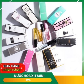 Mẫu thử Nước hoa mini dạng xịt 3ml đủ các mùi nổi tiếng NH25