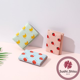 Ví nữ ngắn chất liệu da PU Quảng Châu hình hoa quả SS18 (929662)