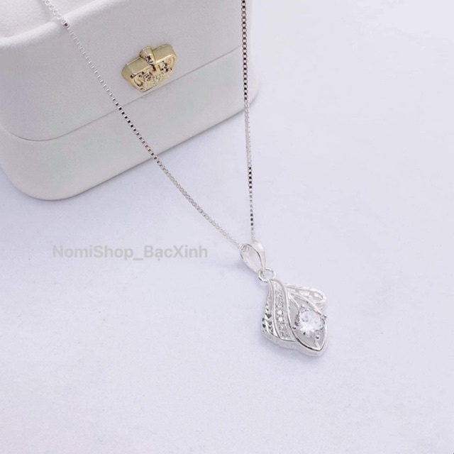 Dây chuyền Bạc cho nữ mẫu thiết kế mới lạ độc đáo, xinh xắn hài hoà thu hút ánh nhìn Mainomi Shop Bạc Xinh