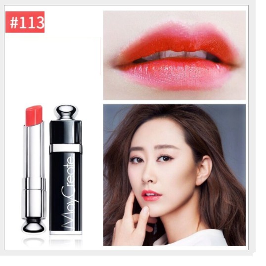 Son dưỡng môi có màu Maycreate bản vỏ đen | BigBuy360 - bigbuy360.vn