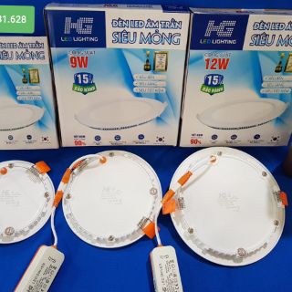 Đèn Âm Trần 12W Siêu Mỏng Phi 150