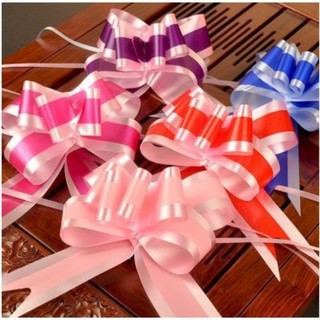 Tệp 10 chiếc nơ rút bản to 84cm gói quà tặng trang trí