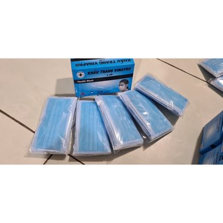 Khẩu trang y tế VinaPro 4 lớp đủ màu, chất lượng  (50 cái/Hộp)