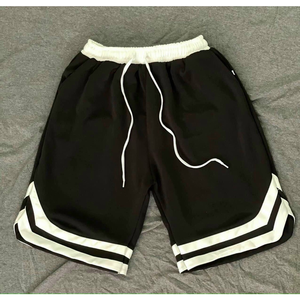 quần lửng unisex viền v dưới cực hot hit k